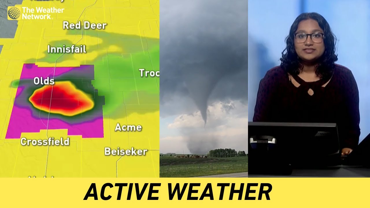 Canada Day Tornado Sightings in Didsbury Alberta