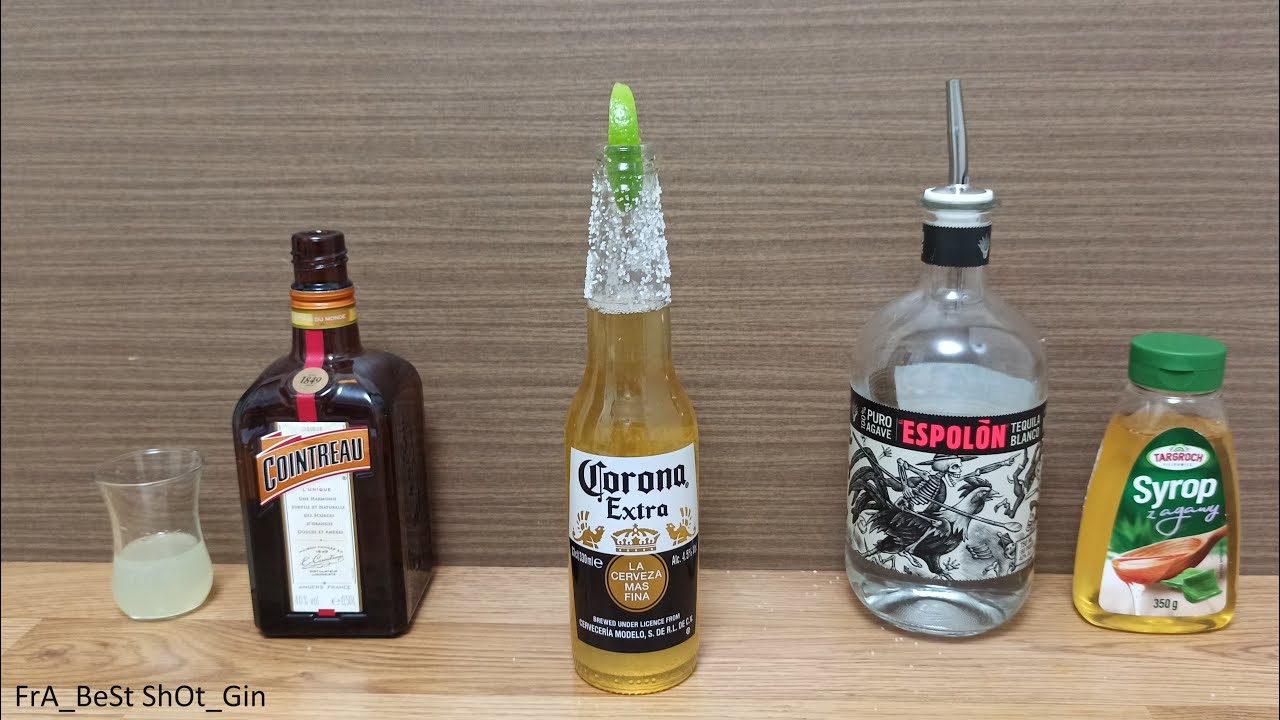 Рецепт коктейля Корона-Рита  (How to make Cocktail #CoronaRita) Пиво Корона, Текила, сок Лайма