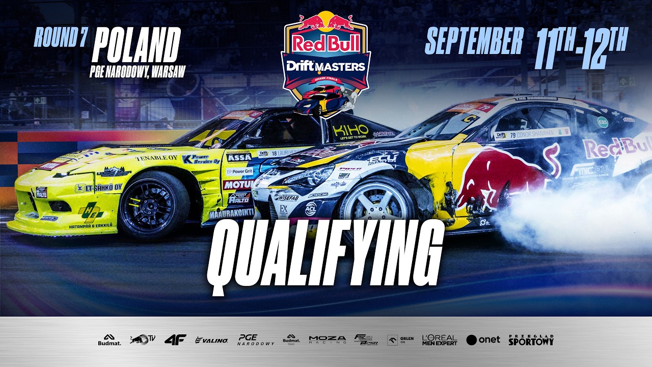 Red Bull Drift Masters Grand Finale 2026 &bull; Poland &bull; Qualifying LIVE