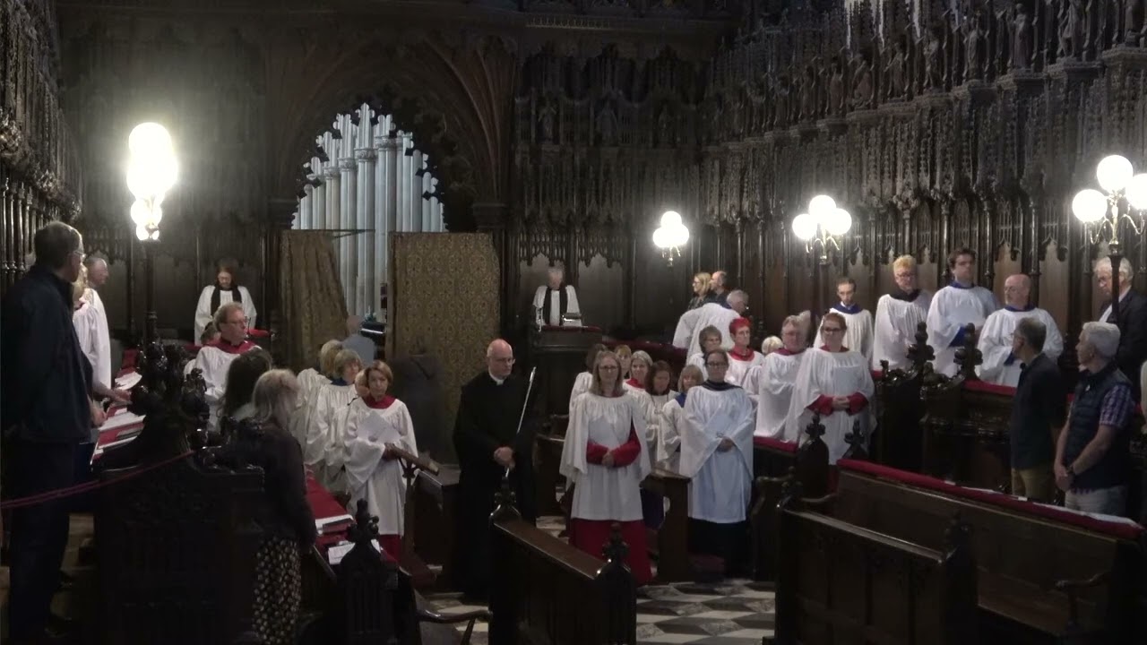 Choral Evensong 4 Beverley Minster. 