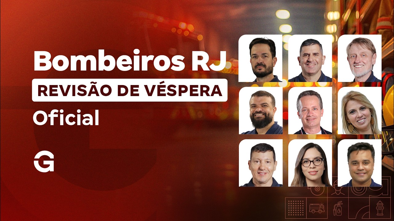 Concurso Bombeiros RJ: Revisão de Véspera para Oficial