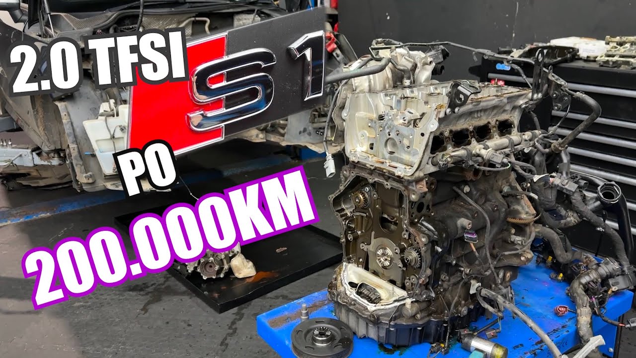 Aký je stav motora 2.0TFSI po 200.000km ? Účtujeme si za diely až 50% viac ako je nákup ? Odhalenie!