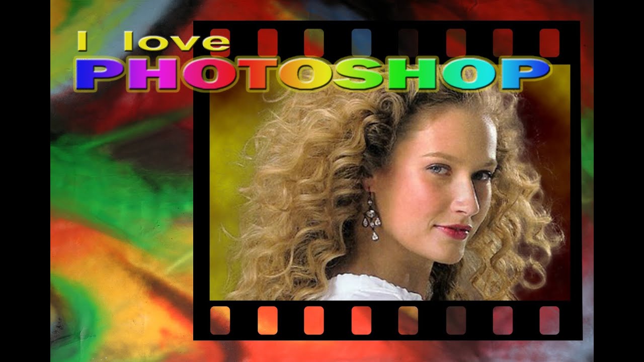 Photoshop  tutorial -  Perfect hair selection with refine edge and masks - English subtitles