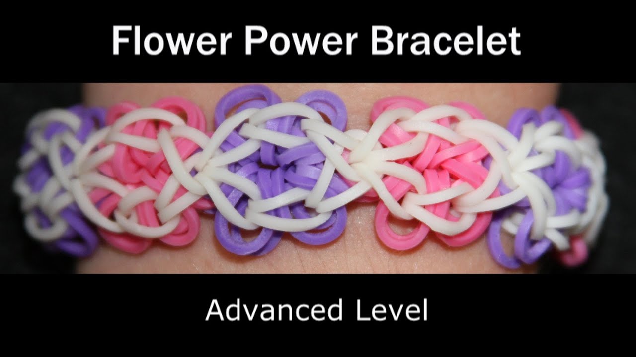 Браслет Rainbow Loom® Flower Power