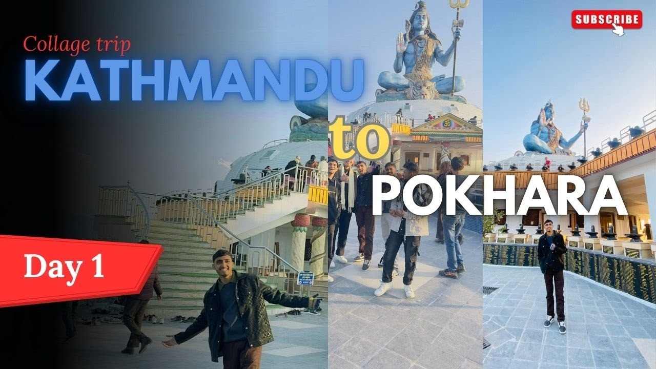 Collage Trip (Kathmandu to Pokhara) // with crazy friend's ☺️ 
