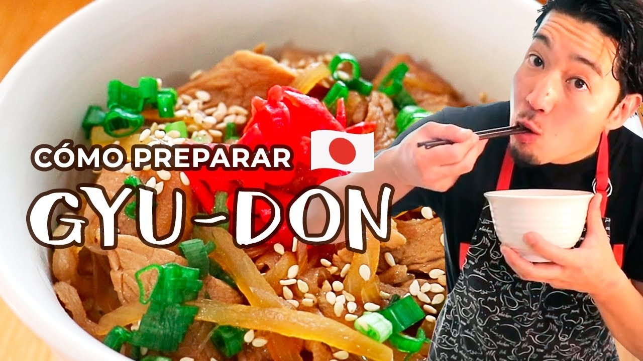 Recetas japonesas: C&oacute;mo preparar Gyu-don | Cocina japonesa con Yuta
