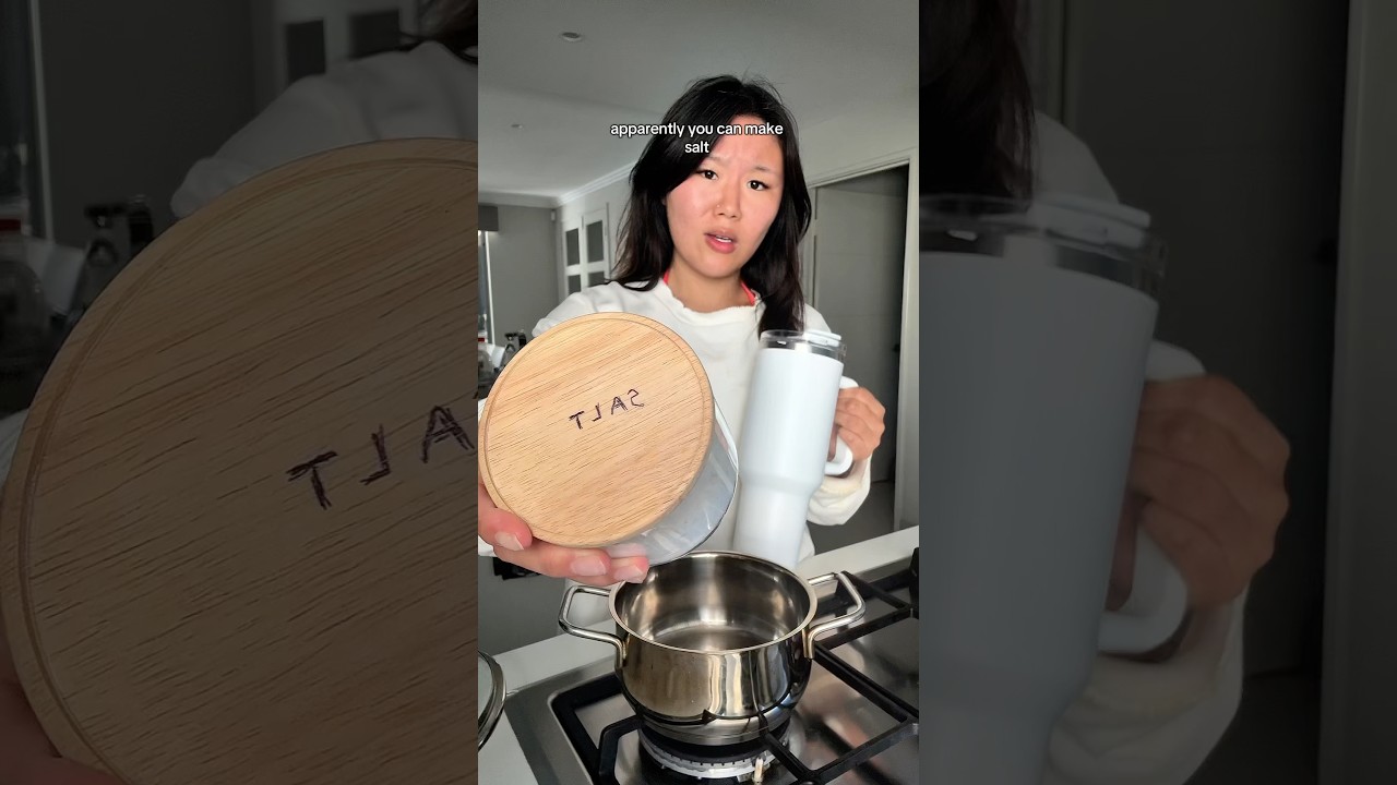 making salt from sea water? 