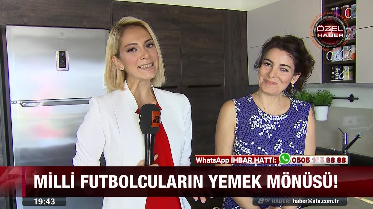 Milli futbolcuların yemek mönüsü! - 13 temmuz 2017