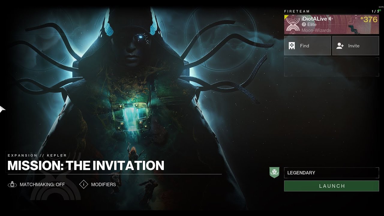 Destiny 2 | Solo Flawless Legendary The Invitation (Campaign Mission)