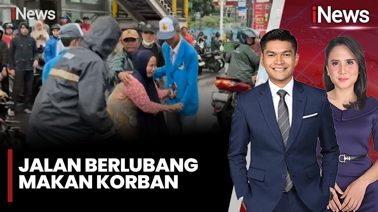Jalan Berlubang, Pelajar Jadi Korban | iNews Siang (09/02)