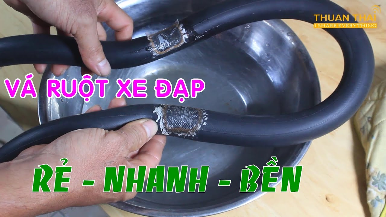 Tự Vá Ruột (Săm) Xe Đạp, Tốn 500đ/1Lần