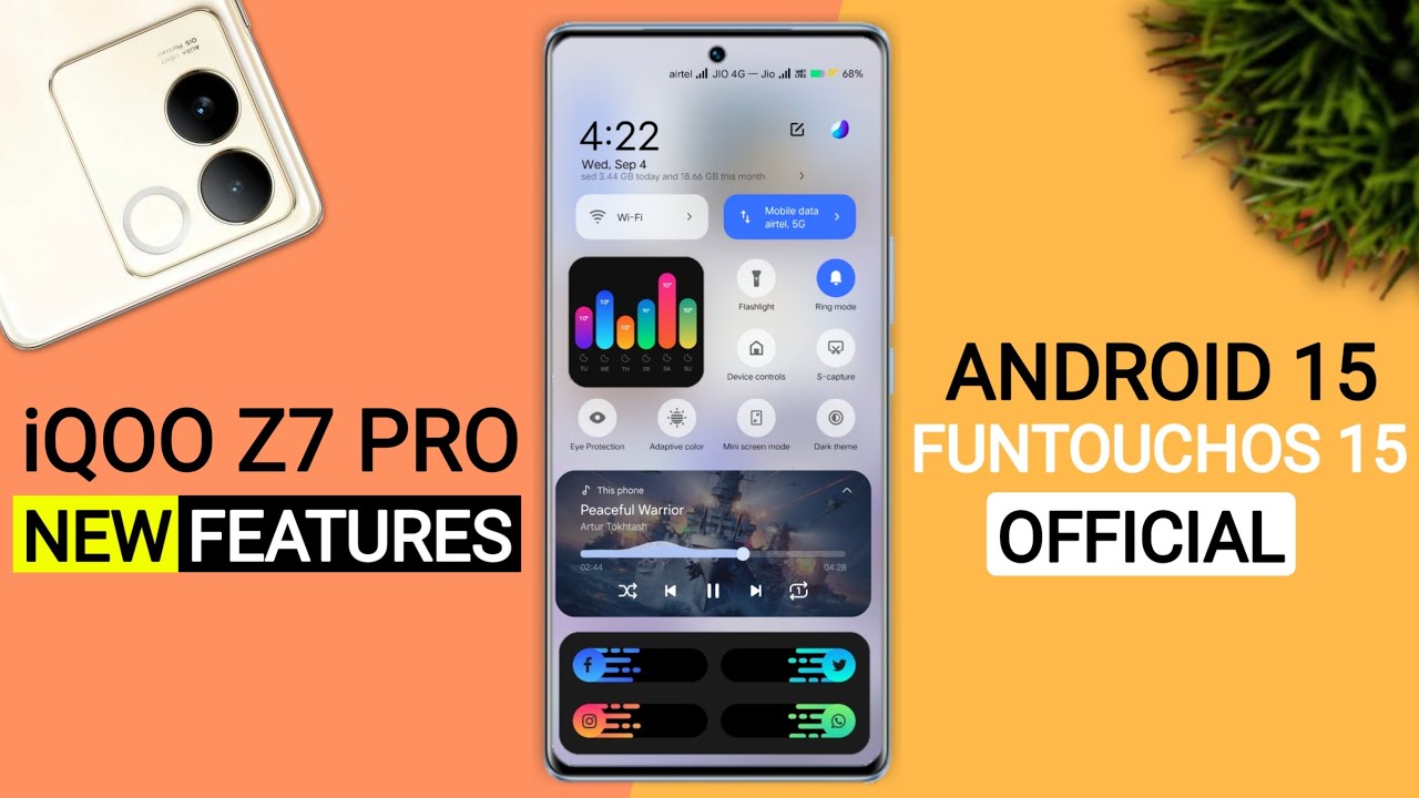 iQOO Z7 Pro FuntouchOS 15 Android 15 Update | 15+ Hidden Features | Z7  Pro New Update #iqooz7pro