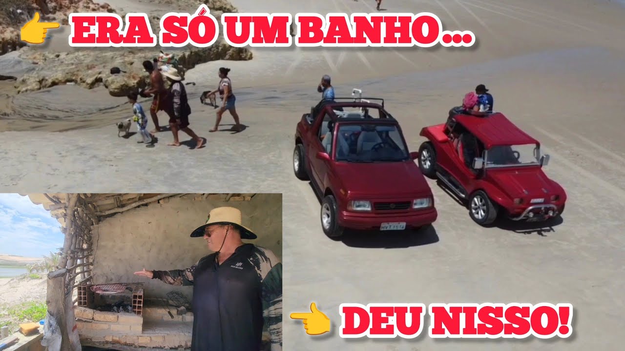 Da Trilha ao Peixe Frito: Uma Aventura Inesperada na Barra da Sucatinga/Beberibe-Ceará 🌊