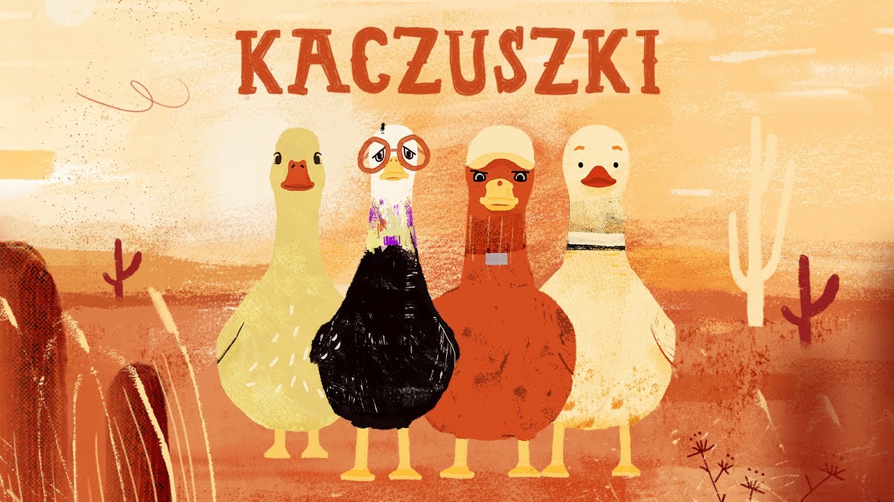 KACZUSZKI - piosenki dla dzieci | PIĘKNA animacja dla dzieci pomelody 🦆