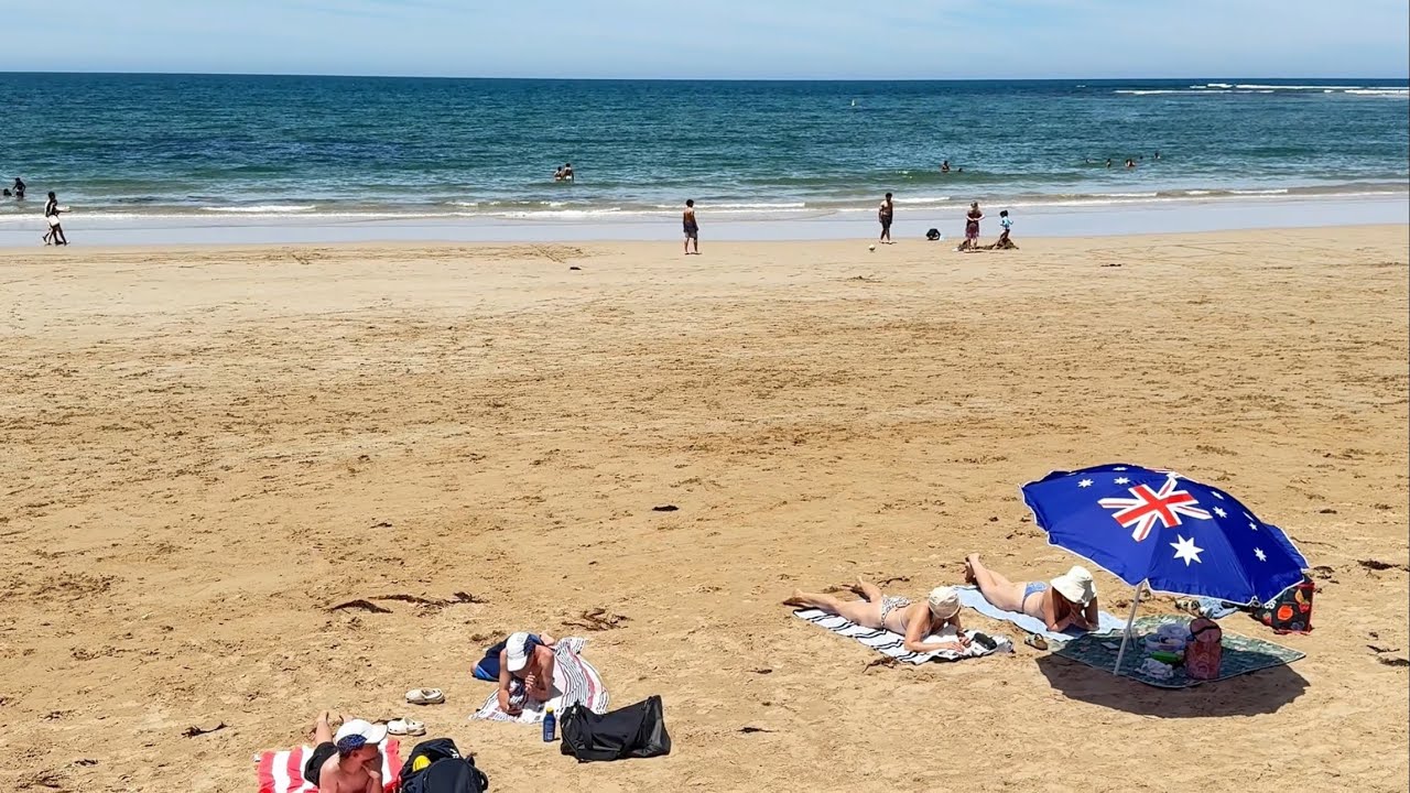 Torquay Beach On A 40 Degree Day , Australia 🇦🇺 
