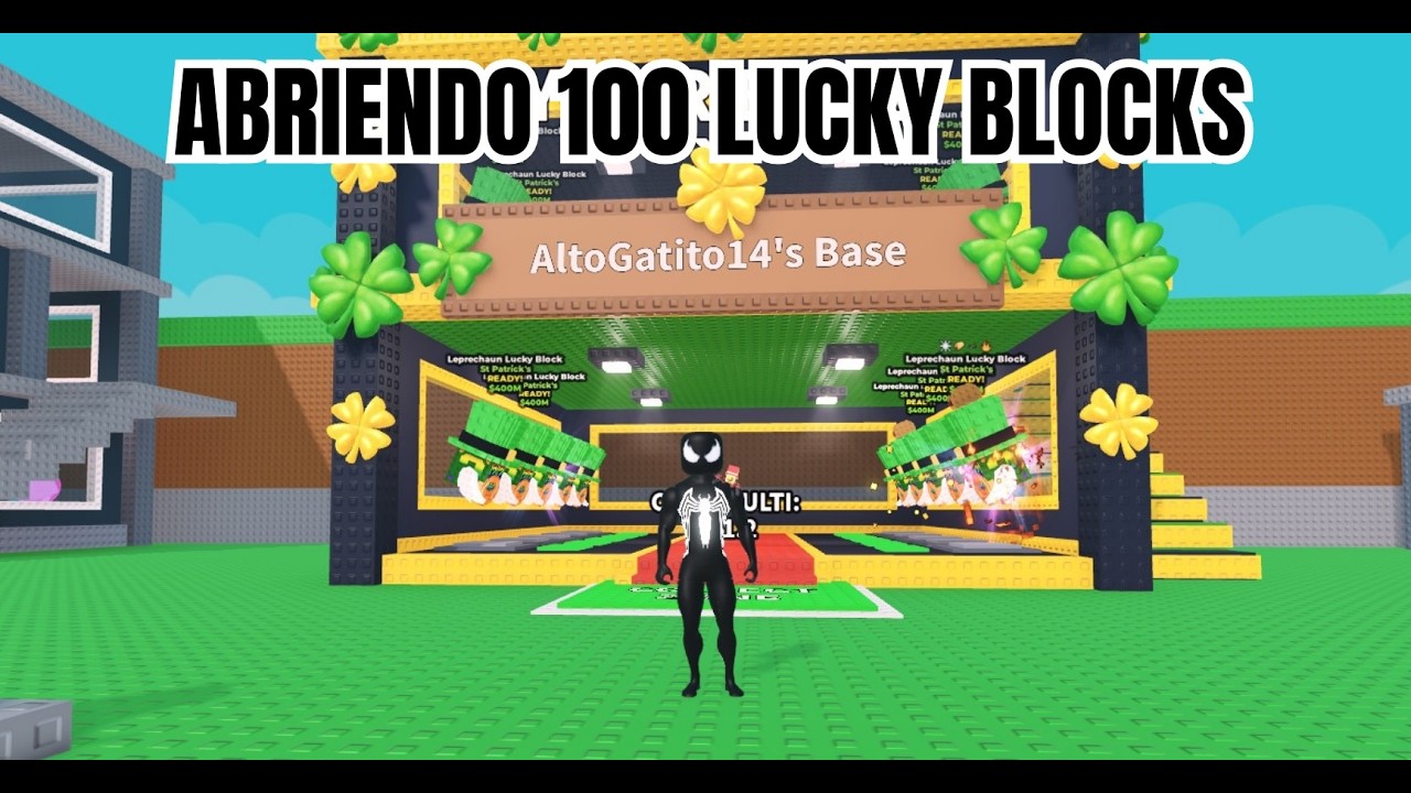 Abriendo 100 Lucky Blocks