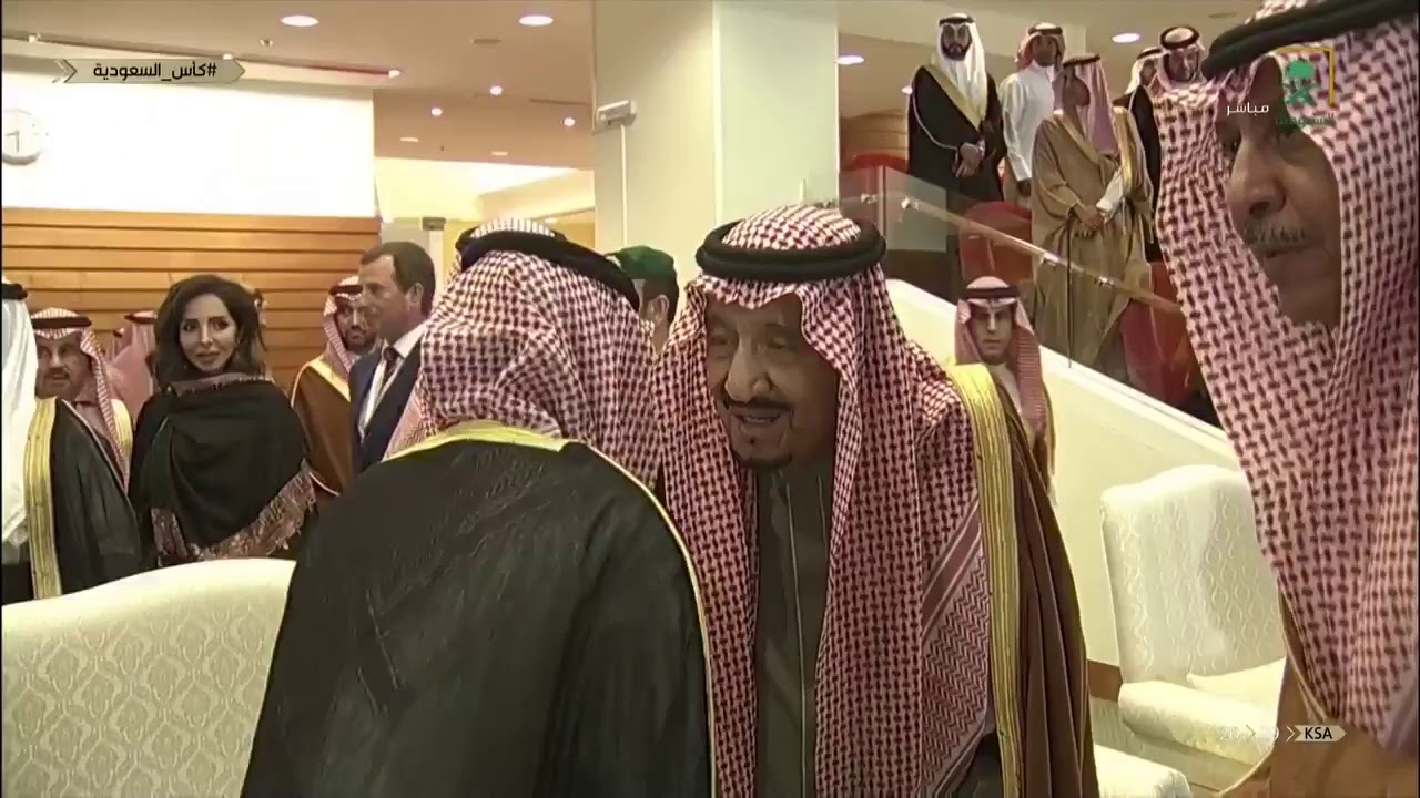 #خادم_الحرمين_الشريفين يصل لمقر ميدان الملك عبدالعزيز للفروسية بالجنادرية #كأس_السعودية