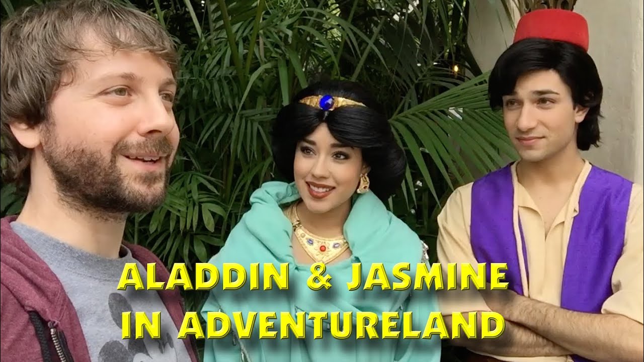 MEETING ALADDIN & JASMINE IN ADVENTURELAND - How 2 Disney