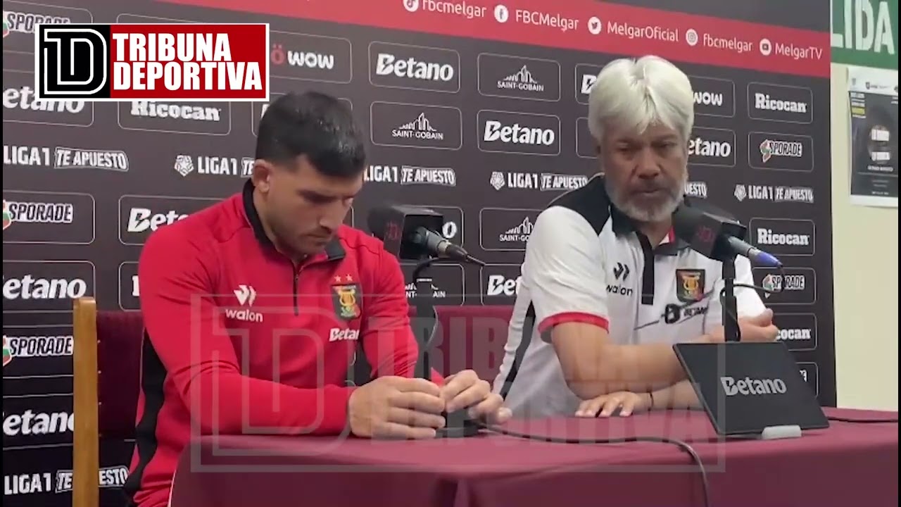 DECLARACIONES DE MARCO VALENCIA Y BERNARDO CUESTA, TÉCNICO Y JUGADOR DE FBC MELGAR