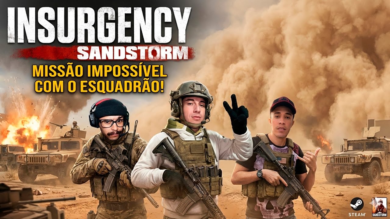 Jogando com o Bipd e o Menor Insurgency Sandstorm™ Server Steam BR 2026 | ESQUADRÃO 55®