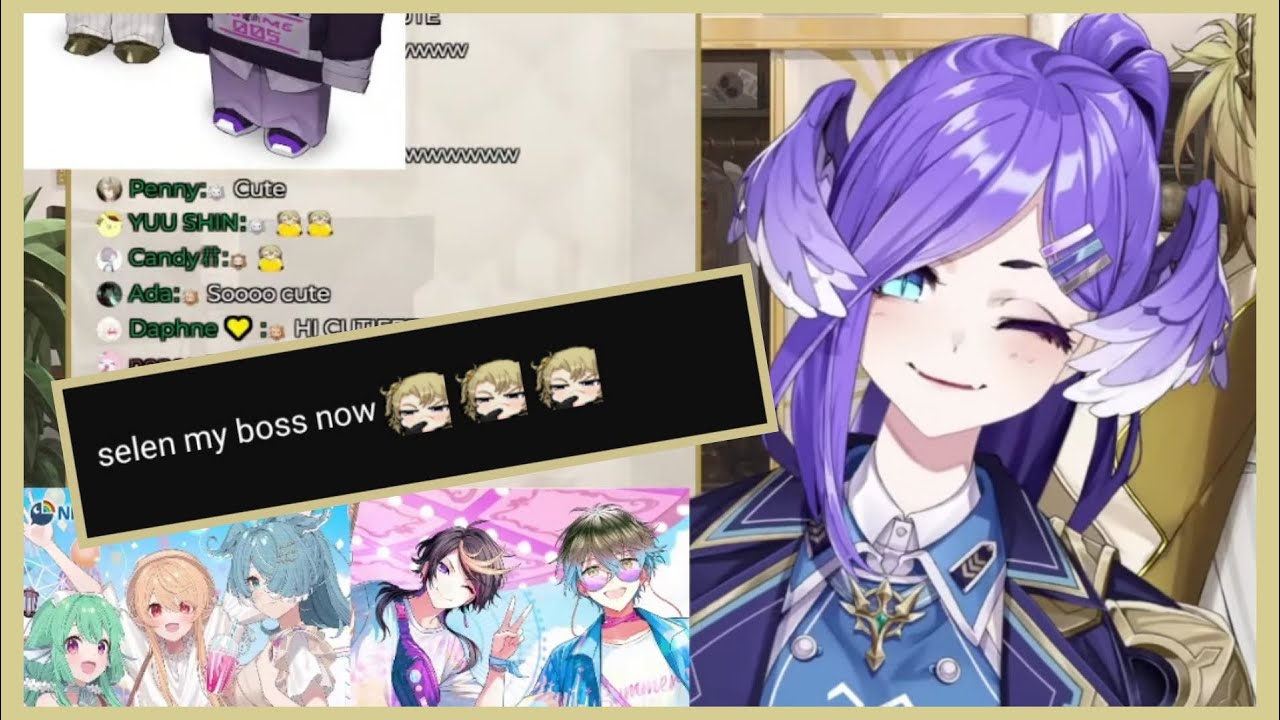 Selen stealing Luca's chat