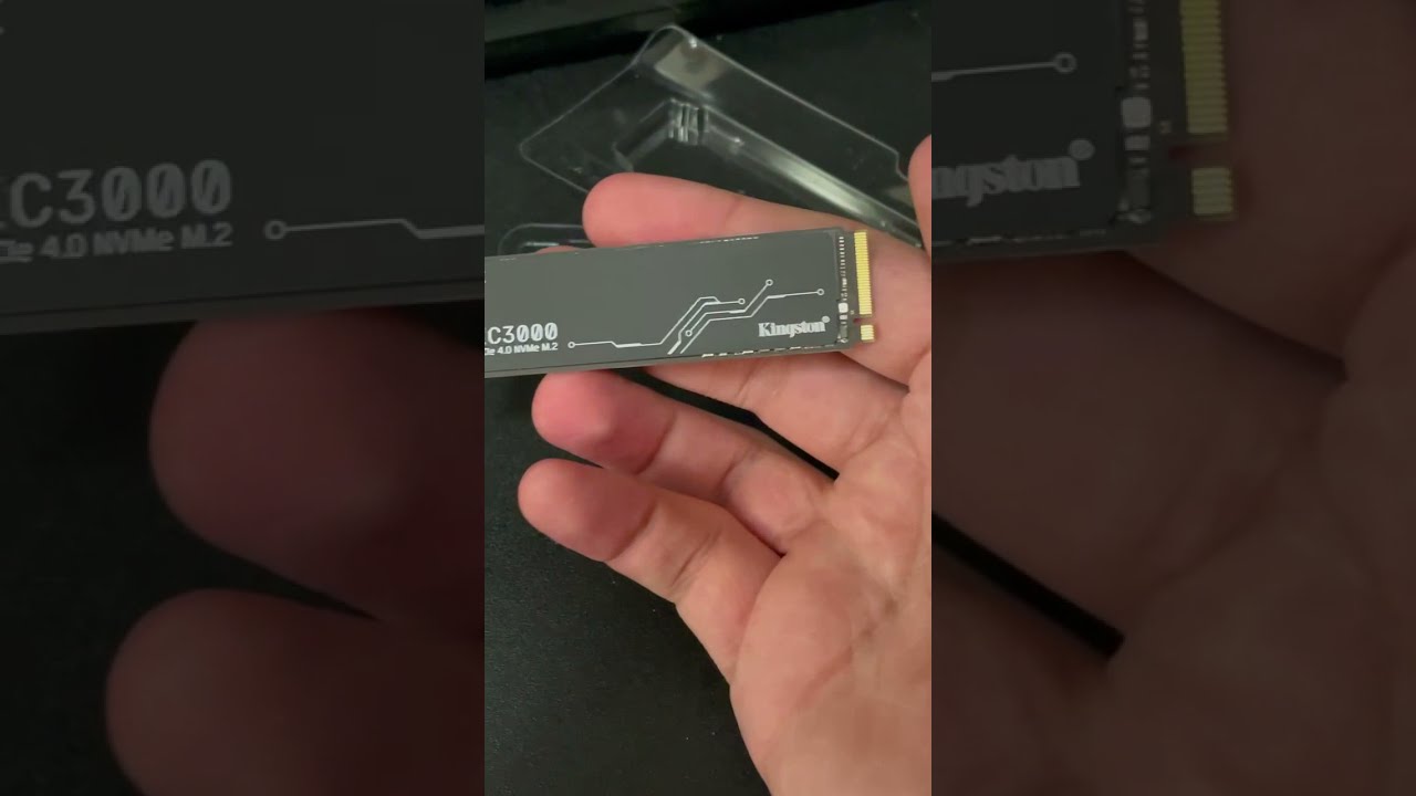 Распаковка SSD Kingston KC3000 512GB (SKC3000S/512G) из Rozetka