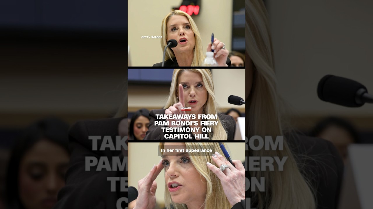 Takeaways from Pam Bondi's fiery testimony on Capitol Hill