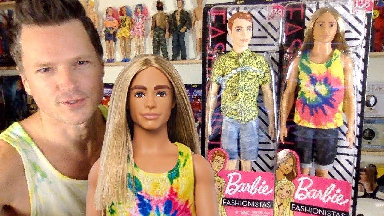 BARBIE 2020 KEN FASHIONISTAS 138 & 139 WITH RED & ROOTED HAIR UNBOXING REVIEW