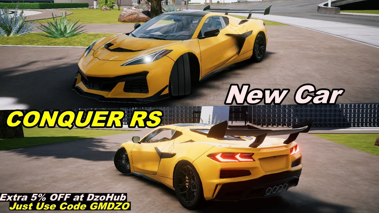 Drive Zone Online || New Conquer RS Car - Level 1 To Max Level Performance Test 