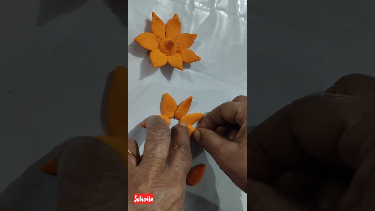 #Cley Craft #Lotus Flower 🍁🌹 Making Idea# 
