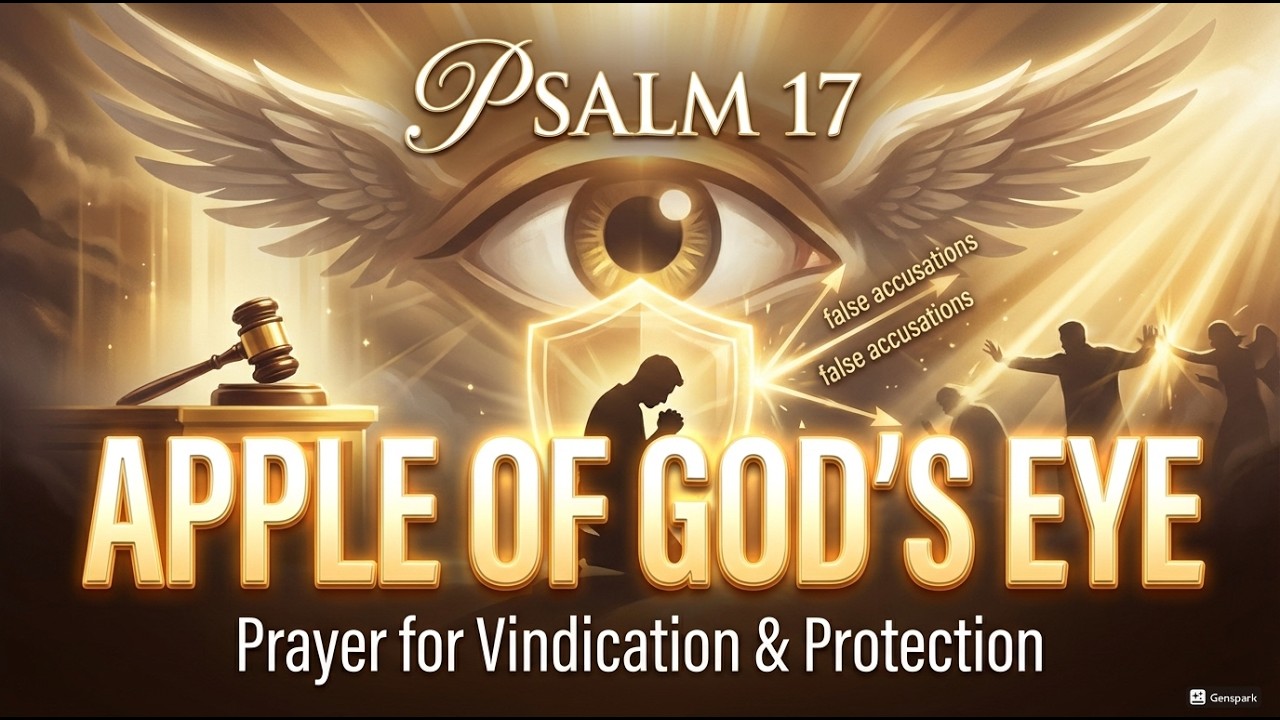 PSALM 17 - Keep Me as the Apple of Your Eye | Prayer for Vindication & Protection