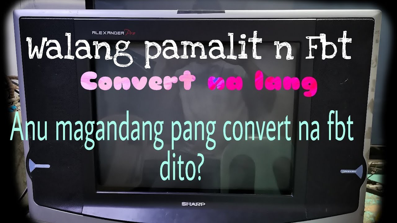 Sharp crt tv with no power, flyback modification