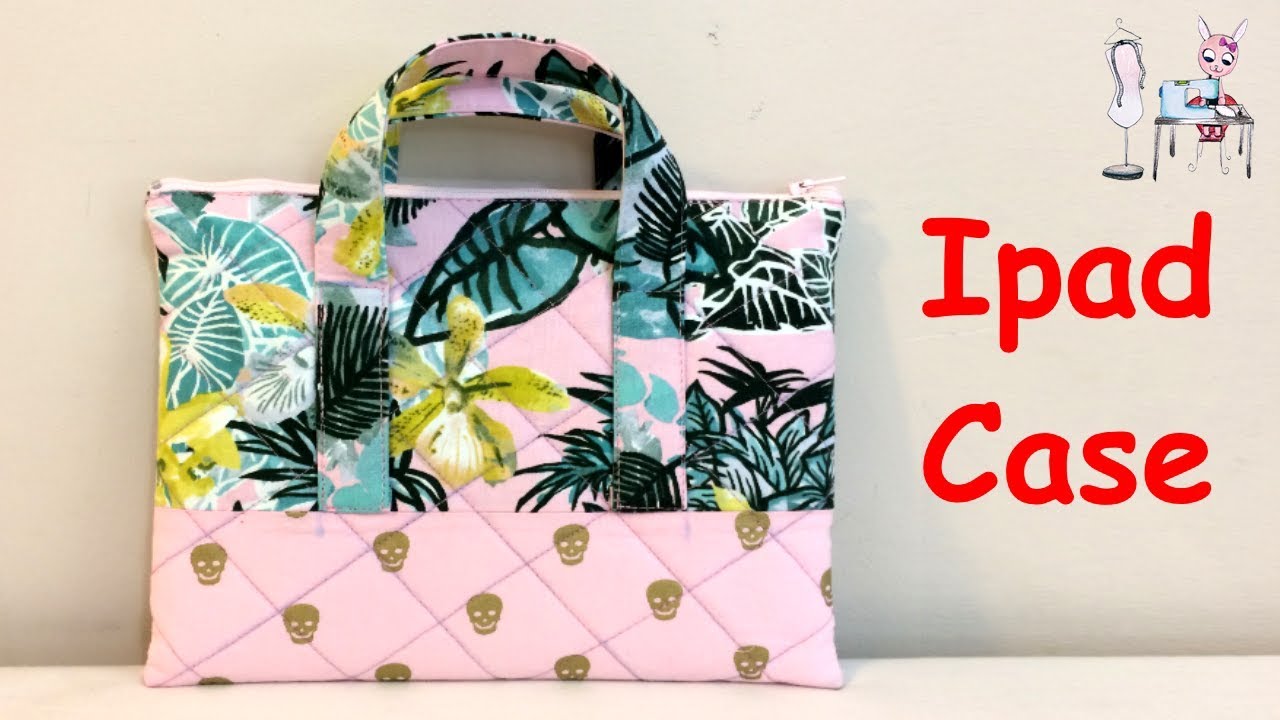 IPAD BAG | IPAD SLEEVE | ZIPPER BAG | DIY BAG | BAG SEWING Tutorial | Coudre un sac | DIY Bolsa