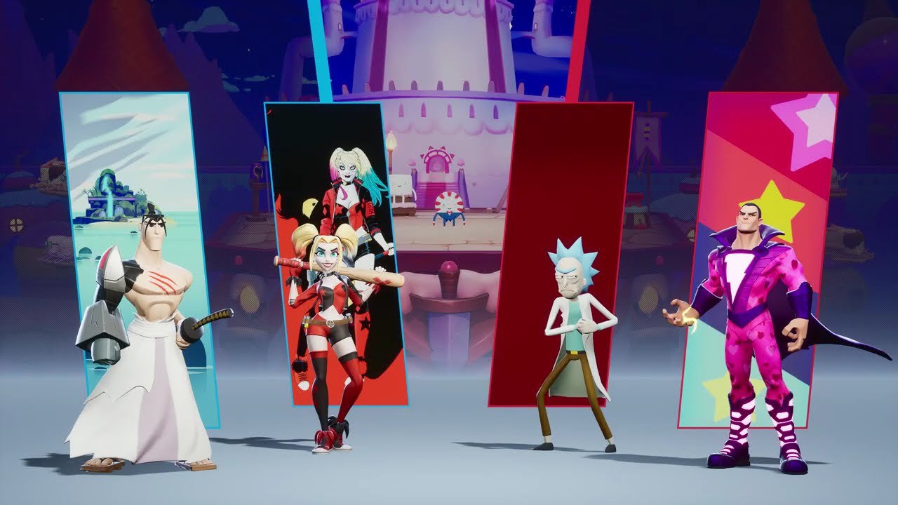 MultiVersus - Arena Mode  - Samurai Jack, Harley Queen, Morty, Black Adam, Shaggy & Others