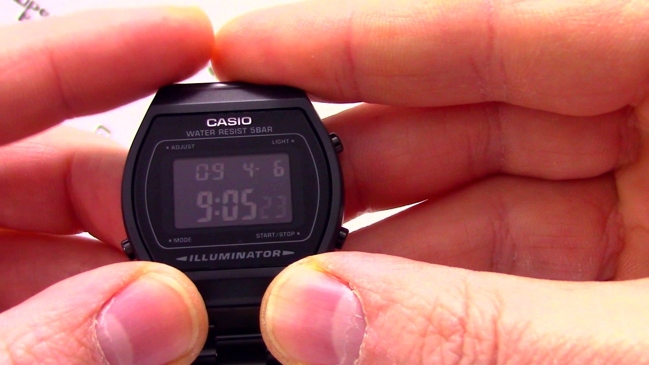 Часы Casio Illuminator B640WB-1B [B640WB-1BEF] - видео обзор от PresidentWatches.Ru