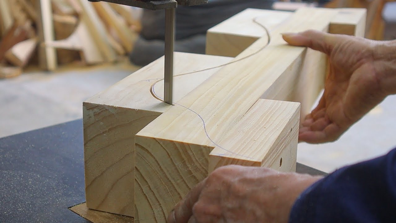 Skillful Techniques Of Woodworking Workers // How To Build Your Own Unique Table