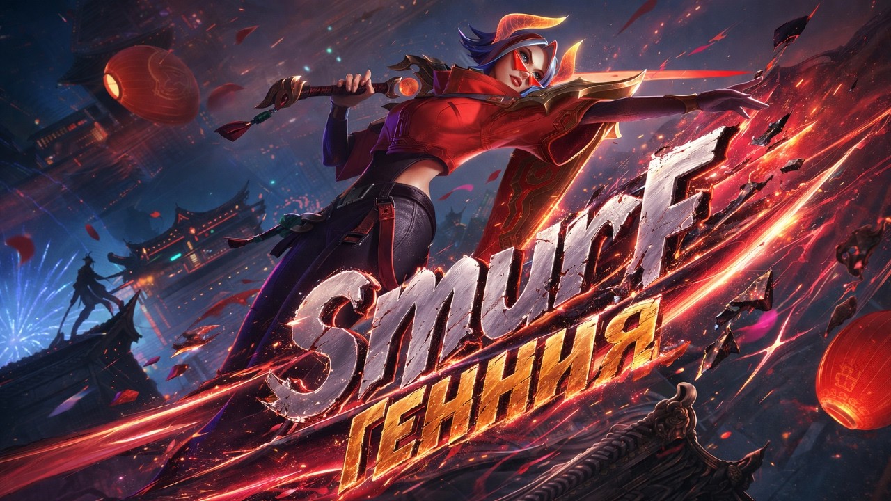 Smurf_tv Гений ! Смурф нарезка ! Лига Легенд !