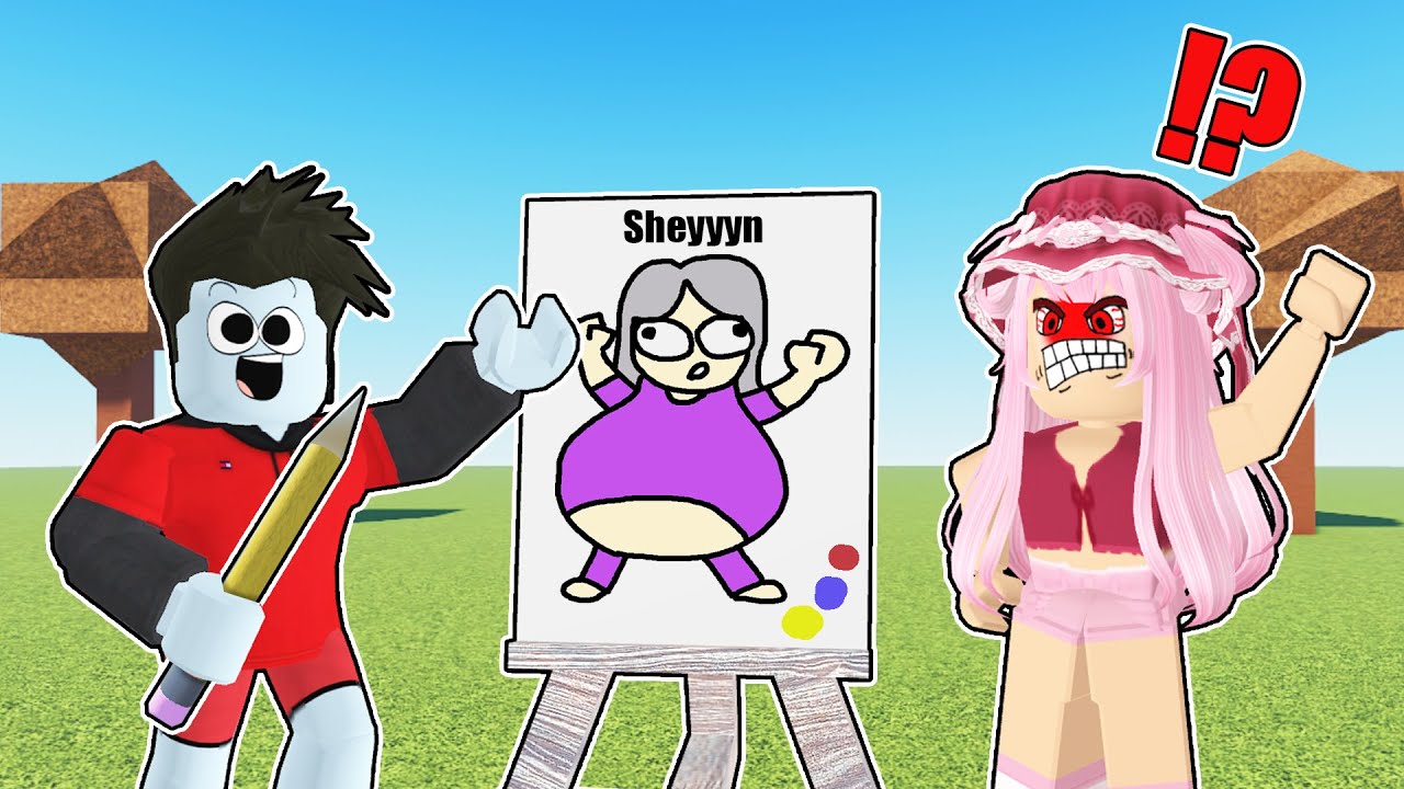 SPEED DRAW | PepeSan vs Sheyyyn Drawing ✏️ | Roblox Tagalog