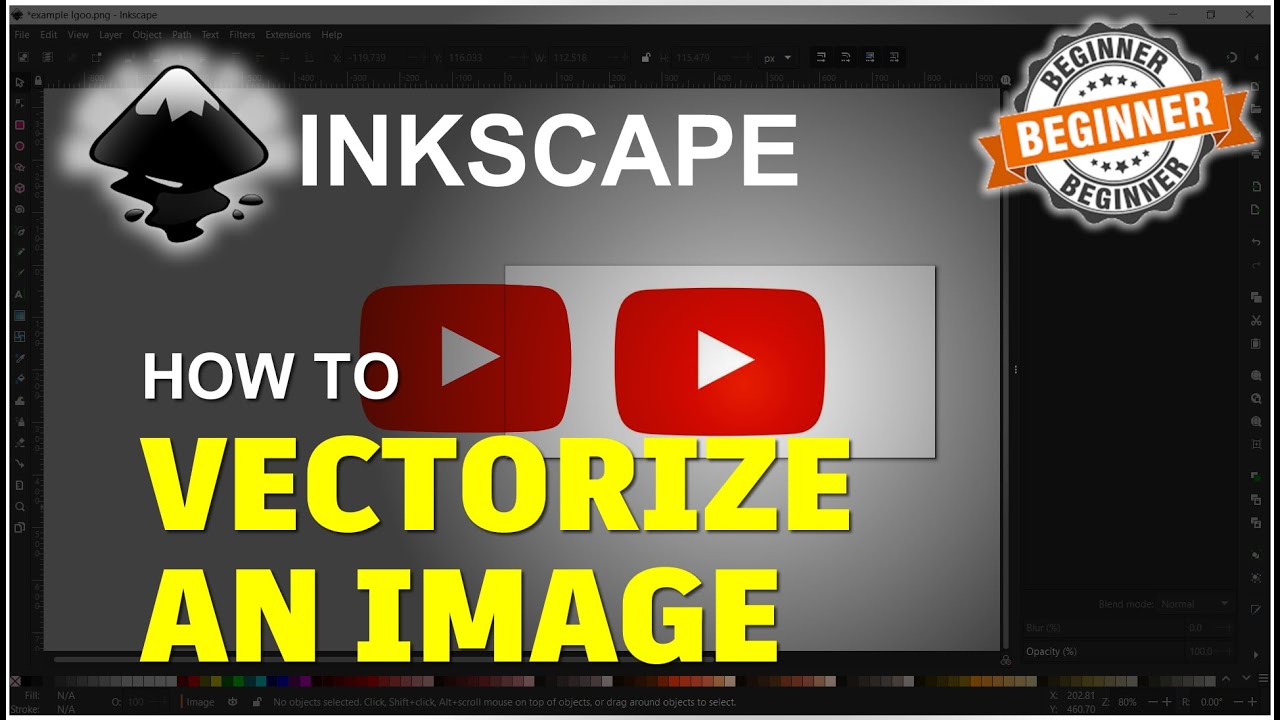 Inkscape How To Vectorize An Image Tutorial