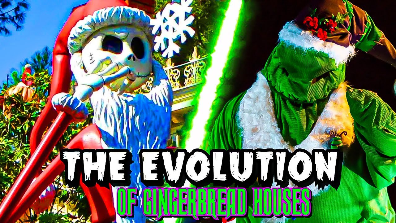 The Evolution of Haunted Mansion Gingerbread Houses