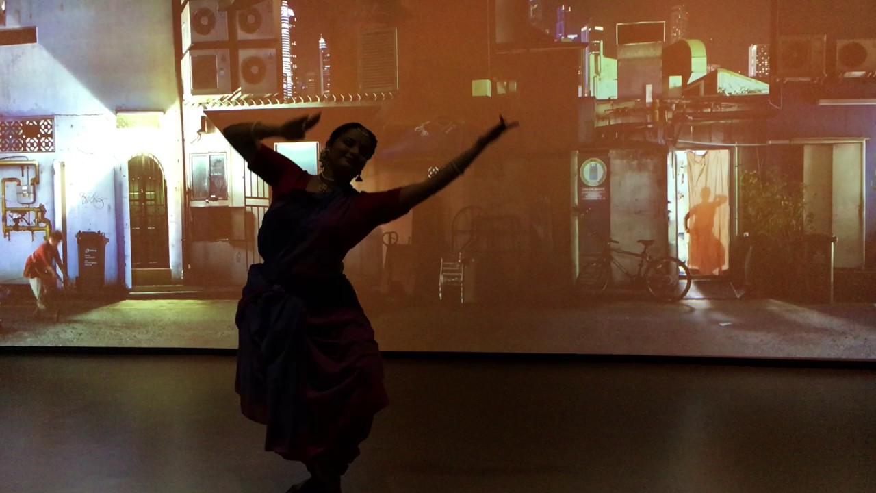 Dancer Banupriya Ponnarasu of Apsaras Arts performs at a media conference for Gallery10's permanent