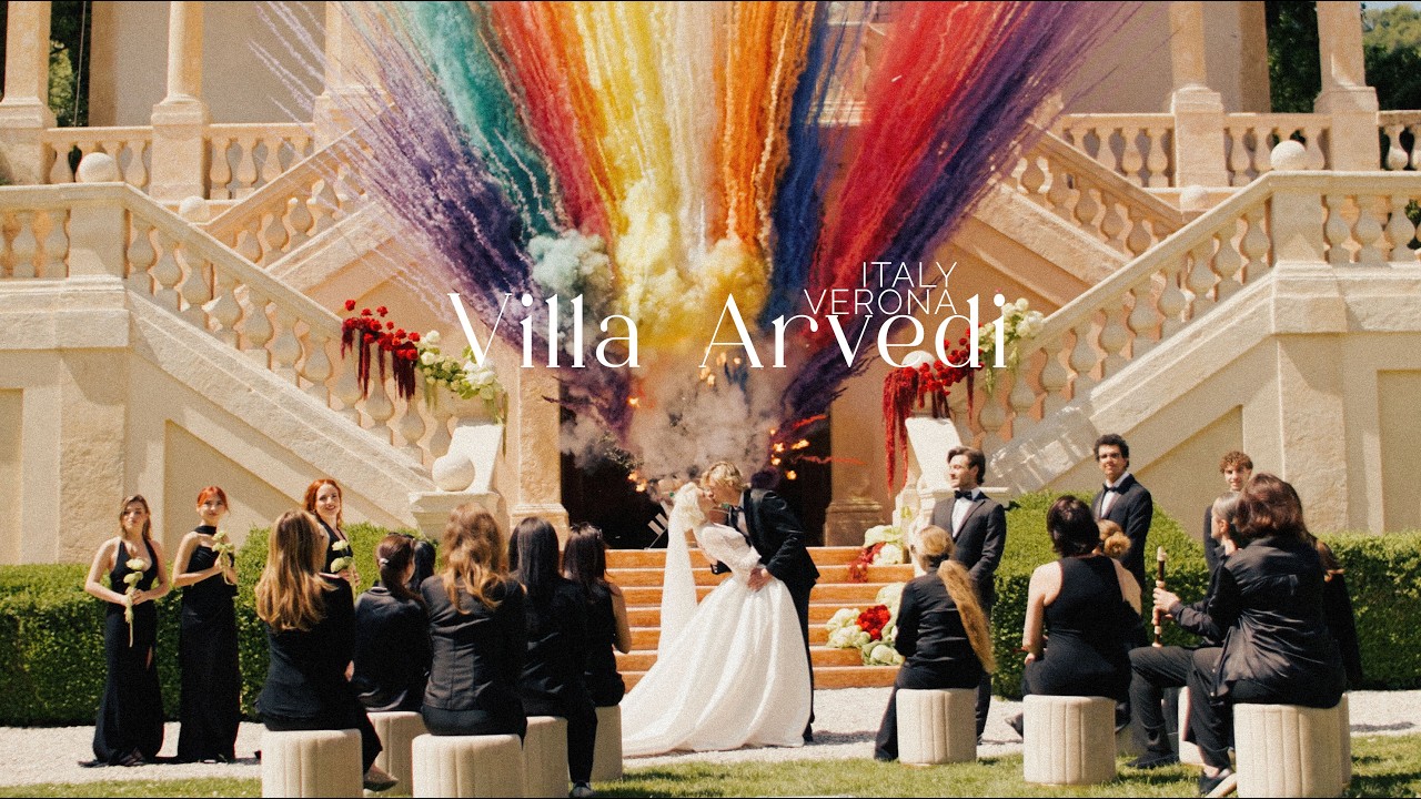 Cinematic Wedding in Verona &ndash; Villa, Fireworks & Pure Magic