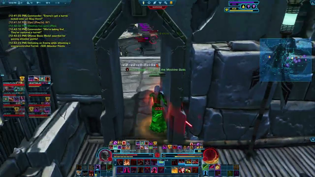 SWTOR Yavin 20-01-26 Marauder (just another day on Satele Shan: playing with +300ms ping part 2)