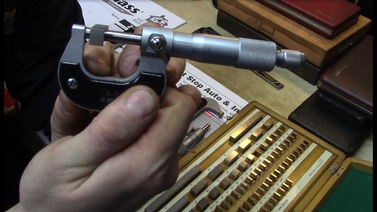 Micrometers - Checking Zero and Checking Calibration with Blocks