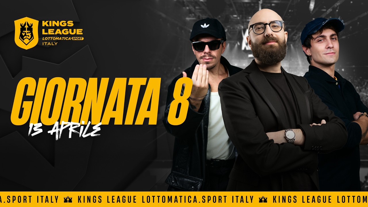 🇮🇹 👑 KINGS LEAGUE LOTTOMATICA.SPORT ITALY 🔥 GIORNATA 8 ⚽