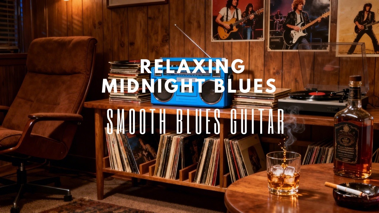 Relaxing Blues Guitar  Smooth Blues Vibes
