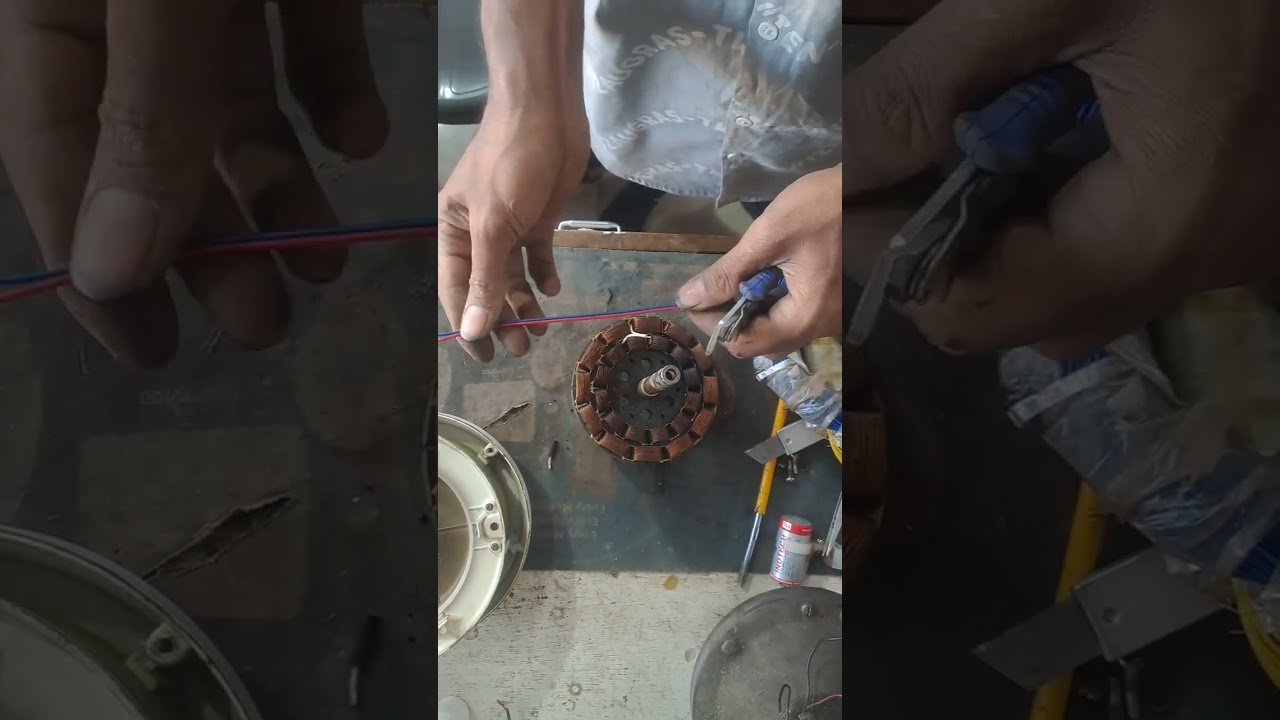 @💫I AM ELECTRICIAN🤨 #fanconnection #new #connection #video #electrical #repair 