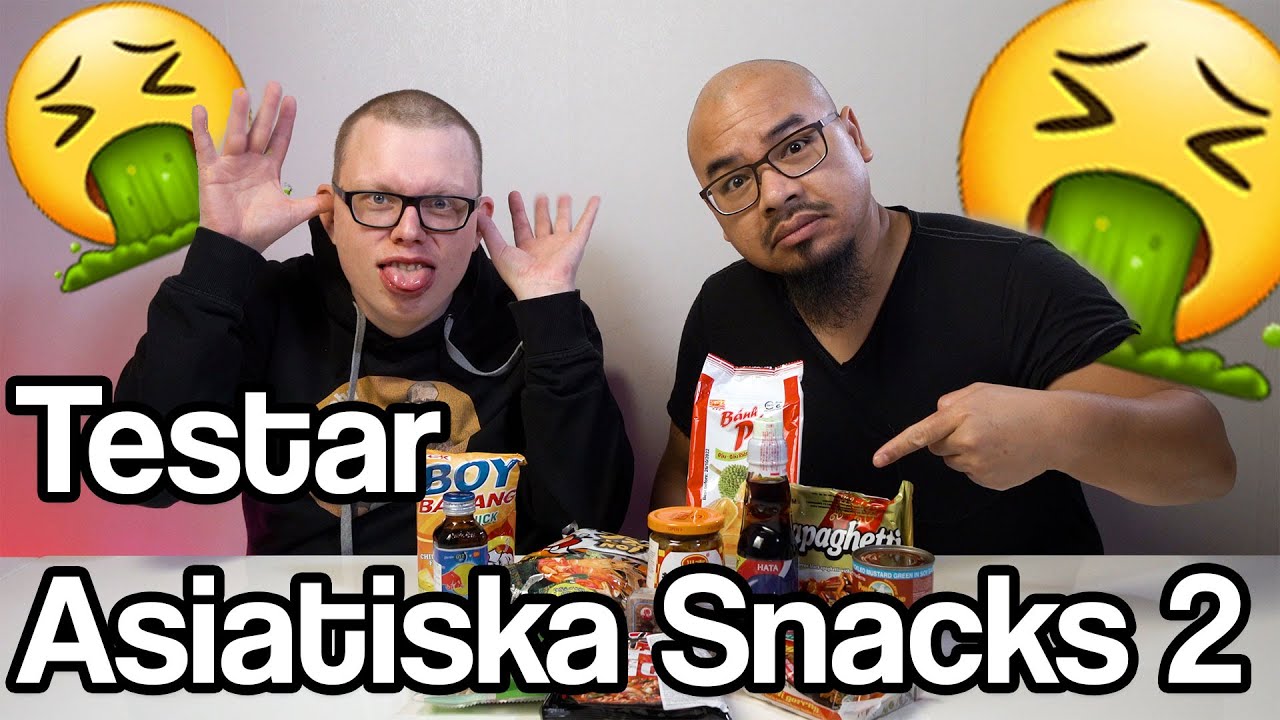 KONSERVERAD DUVA? | Testar Asiatiska Snacks #2