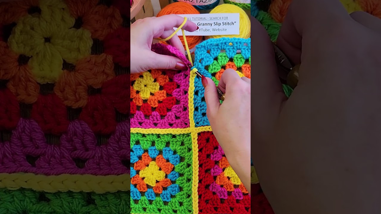 Connect Granny Squares #shorts