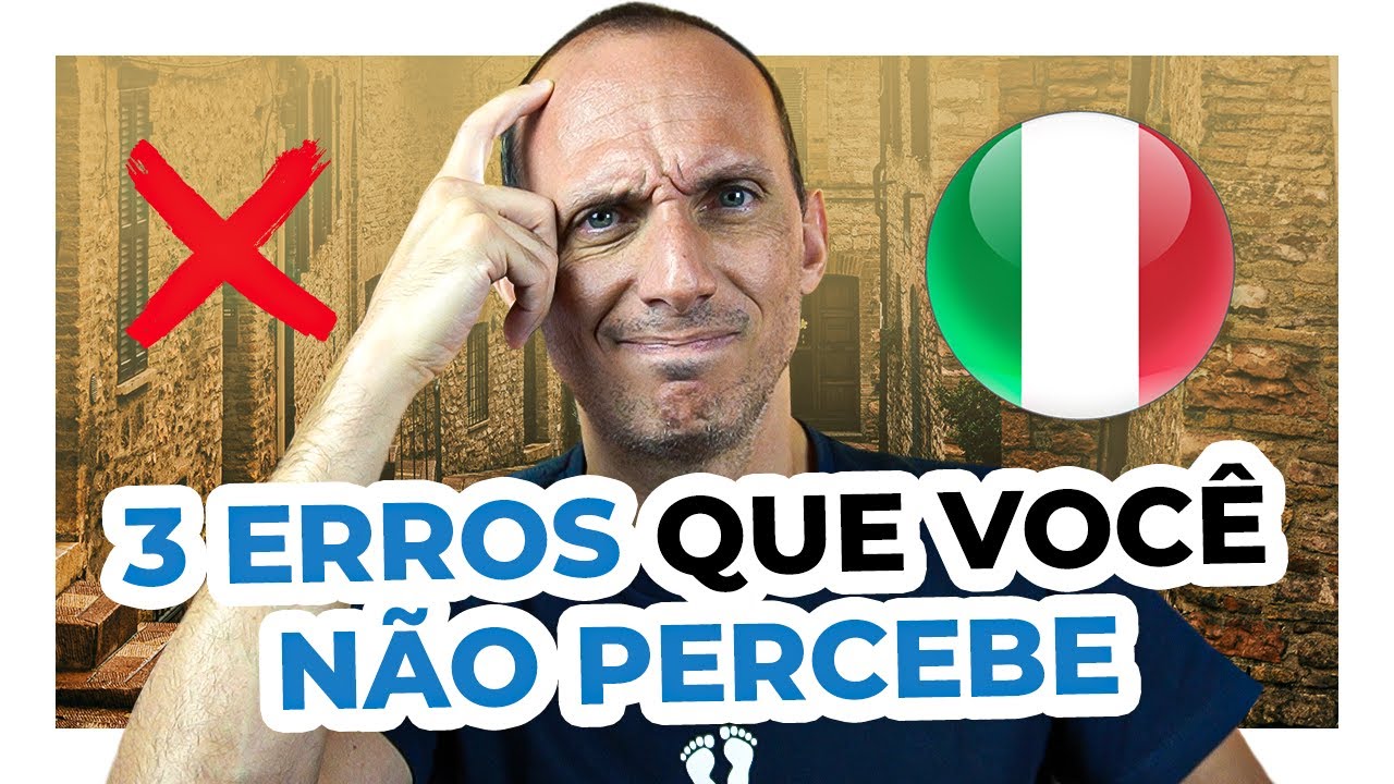 3 ERROS DE ITALIANO QUE VOCÊ FAZ SEM PERCEBER [EM ITALIANO COM LEGENDA] - Vou Aprender Italiano